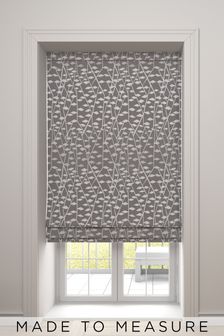 Grey Coraline Made To Measure Roman Blind