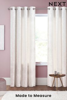 Pearl Crushed Velvet Made to Measure Curtains