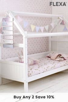 Nordic Playhouse Frame Single Bed By Flexa