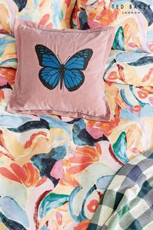 Ted Baker Pink Butterfly Cushion