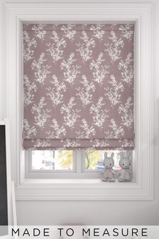 Purple Middleton Mulberry Made To Measure Roman Blind