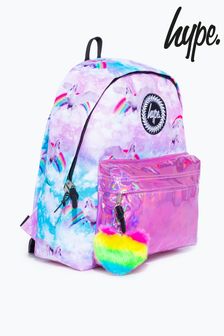 Hype. Pink Unicorn Holographic Backpack