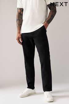 Black Slim Stretch Chino Trousers (748493) | £24