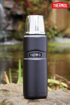 Thermos Black 470ml GTB Stainless King Flask