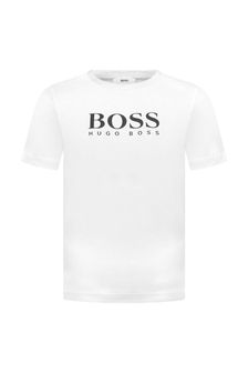 Boss Kidswear Boys Logo Cotton Top