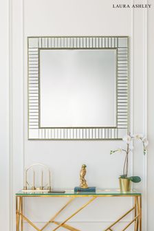 Gold Clemence Beaded Square Mirror