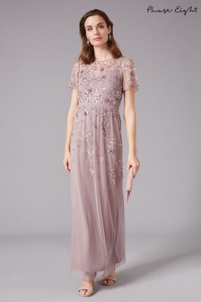 Phase Eight Purple Shirin Embellished Maxi Dress (754493) | £325