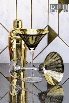 2 Pack Black Cocktail Glasses By The DRH Collection (754991) | £27