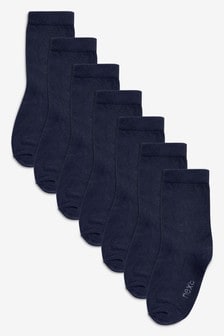 7 Pack School Socks