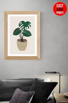 East End Prints Green Plants 3 by Dan Hobday