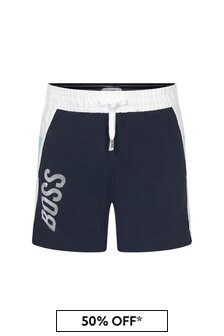 Boss Kidswear Boys Navy Swim Shorts
