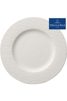 Villeroy & Boch White Manufacture Rock Dinner Plate