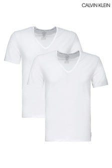 Calvin Klein Modern Cotton V-Neck T-Shirts 2 Pack