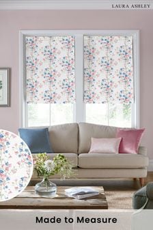 Coral Pink Charlotte Made to Measure Roman Blinds