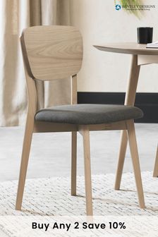 Set of 2 Dansk Scandi Dining Chair by Bentley Designs