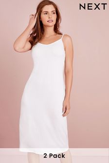 Cotton Maxi Slips 2 Pack