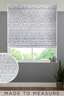 Silver Tamsin Made To Measure Roman Blind