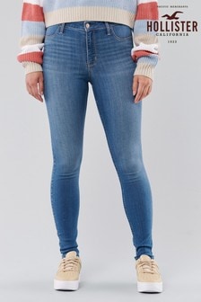 low rise super skinny jeans hollister