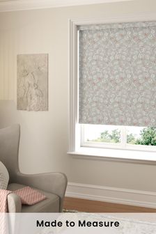 Natural/Coral Leya Made To Measure Roller Blind