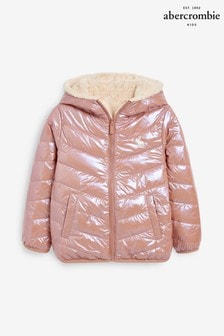 abercrombie fluffy jacket