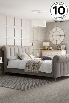 Hargrave Sleigh Upholstered Bed Frame