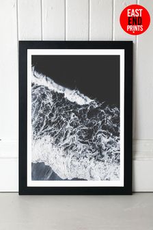 East End Prints Black Sea Lace Print