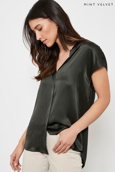 next satin blouse