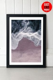 East End Prints Black Sands of Lavender Print