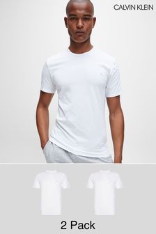 Calvin Klein Grey/Black T-Shirts 2 Pack (790764) | £36