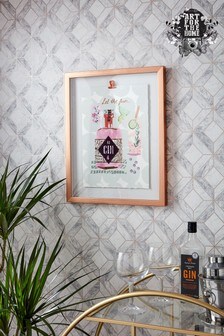 Art For The Home Let The Fun Be Gin Wall Art