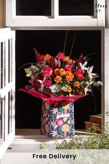 Lucy Tiffney Bright Mother's Day Fresh Flower Bouquet in Gift Bag (791404) | £45