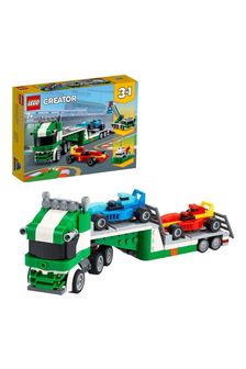 LEGO 31113 Creator 3-In-1 Race Car Transporter Building Set