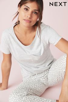 Grey Spot Cotton Blend Pyjamas (796147) | £17