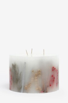 Red Festive Spice Fragranced Candle