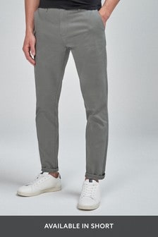 grey check ultra skinny crop fit trousers