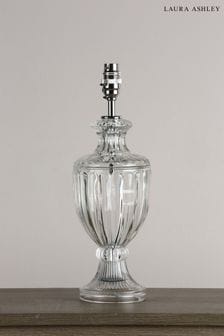 Clear Meredith Cut Glass Crystal Urn Table Lamp Base
