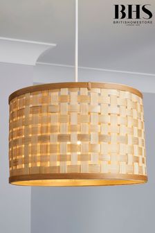 BHS Natural Woven Drum Shade