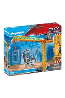 Playmobil® 70441 City Action Construction Crane with Remote Control