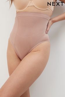 Nude Seamless Firm Tummy Control High Waisted Knickers (812158) | £18