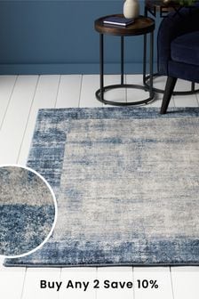 Blue Rugs Navy Duck Egg, Cream And Blue Rugs Uk