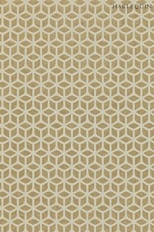 Harlequin Gold Trellis Wallpaper