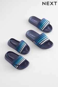 next navy blue sandals