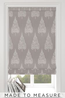 Pewter Coco Made To Measure Roman Blind