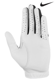 Nike Womens White LH Dura Feel Golf Gloves