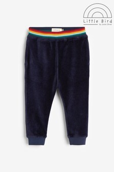 Little Bird by Jools Oliver Navy Blue Velour Joggers (825842) | £14 - £16
