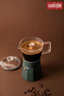 La Cafetière Green 6 Cup Glass Espresso Maker