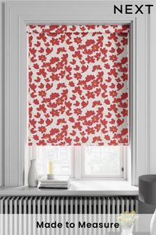 Red Rosanna Made To Measure Roller Blind
