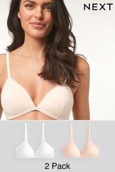 Light Pad Non Wire Teen Bras 2 Pack