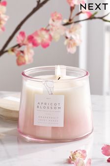 Pink Apricot Blossom Lidded Jar Candle