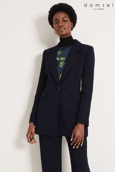 Damsel In A Dress Blue Margot City Suit Jacket